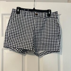Old Navy Black and White Checkered Shorts